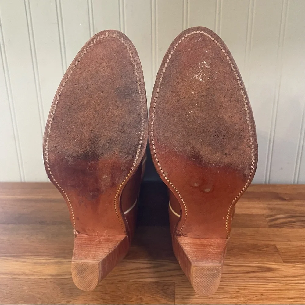 Vintage 80’s Acme Women’s Leather Cowboy Boots (9M) - Picture 9 of 11